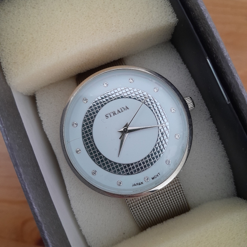 Strada GENOA Silver Watch